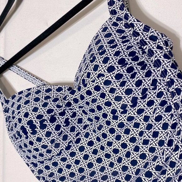 BOND-EYE Australia Navy Blue White Print One Piece Swimsuit XS - Picture 7 of 12